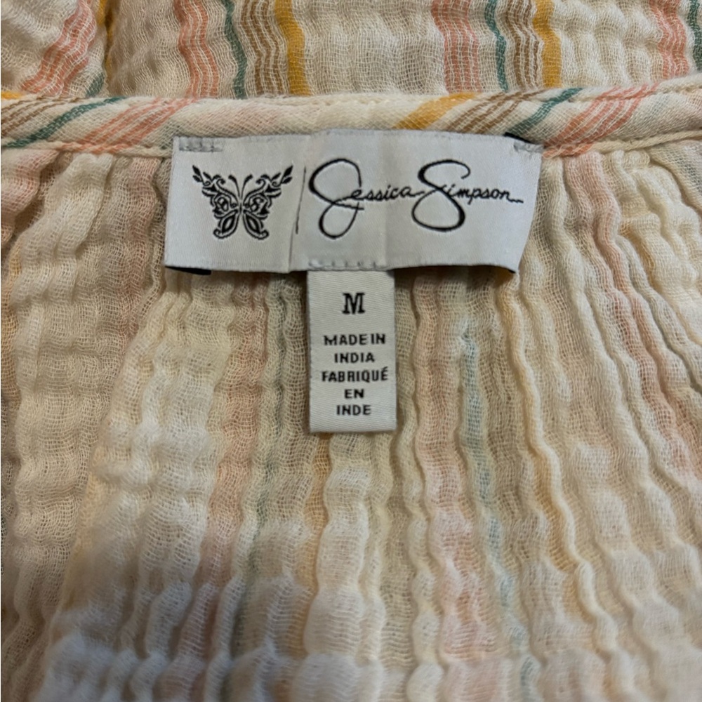 Jessica Simpson, Striped, Ruffle Top - Picture 7 of 8